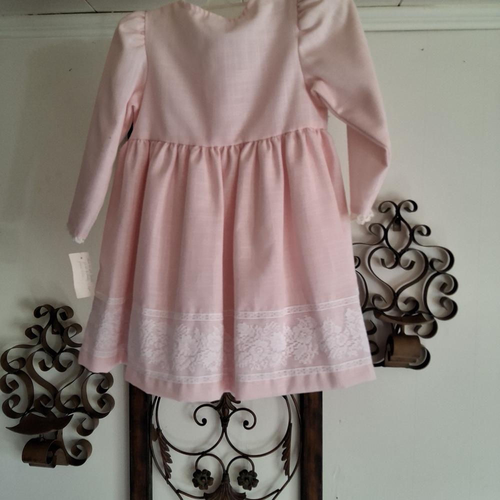 Pink Ruffled Puff Sleeve Sundress